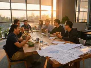 Epson engineering team lunch