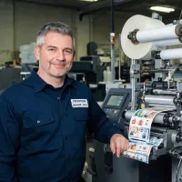Label converter pressroom manager portrait