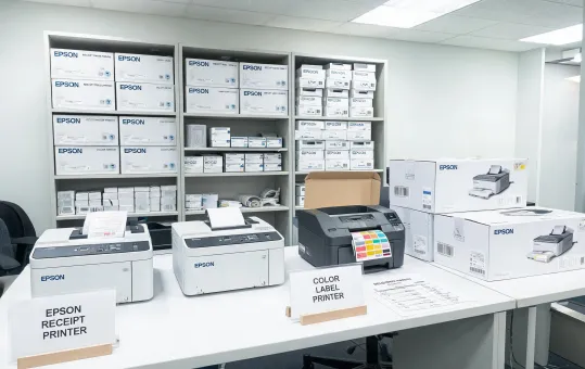 Retail chain back office with Epson receipt and label printers